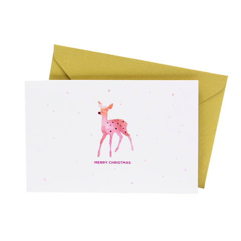 Watercolor Deer (Single / Set of 10) - Hadron Epoch