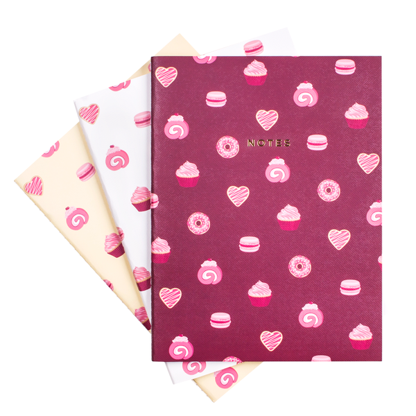 CAKE NOTEBOOK (3/SET) (SOLD OUT) - Hadron Epoch