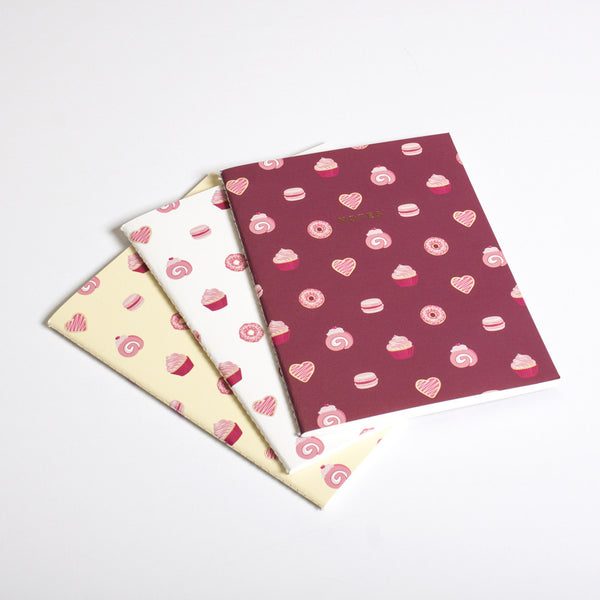 CAKE NOTEBOOK (3/SET) (SOLD OUT) - Hadron Epoch