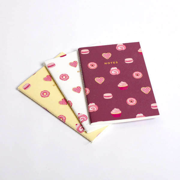 CAKE NOTEBOOK (3/SET) (SOLD OUT) - Hadron Epoch