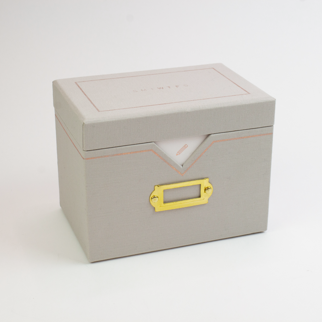 Greeting Card Box Storage 