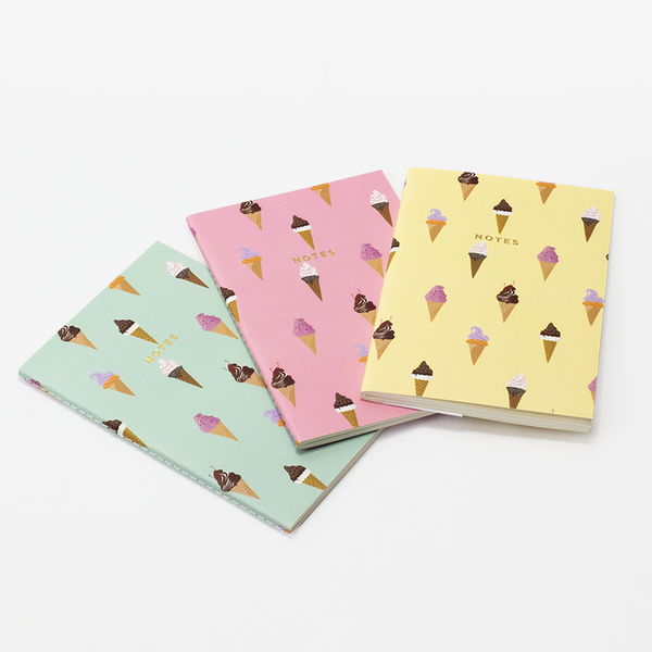 MINI ICE CREAM NOTEBOOK 3/SET - Hadron Epoch