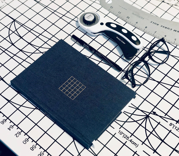 LIGHT STEEL GRID DENIM JOURNAL - Hadron Epoch