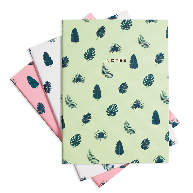 LARGE TROPICAL VIBES NOTEBOOK 3/SET - Hadron Epoch