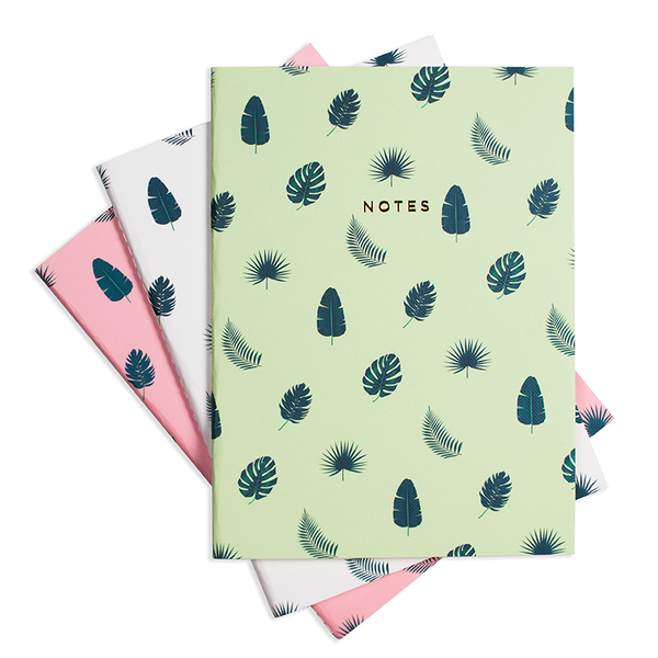 LARGE TROPICAL VIBES NOTEBOOK 3/SET - Hadron Epoch