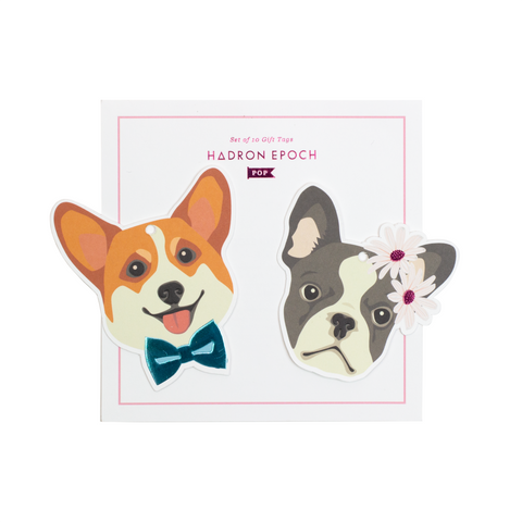BOW WOW BLANK GIFT TAGS (HEAD) - Hadron Epoch