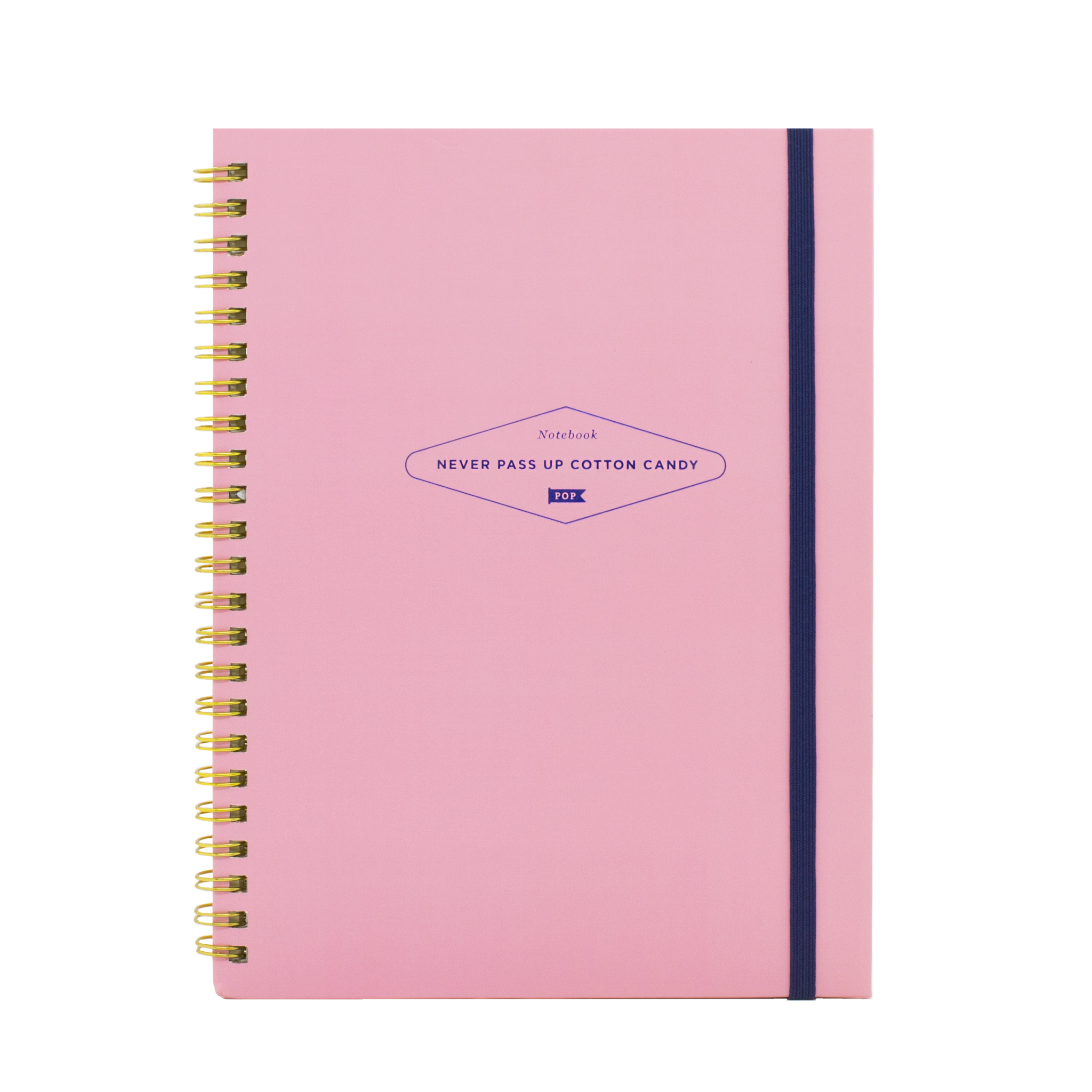 POP SPIRAL NOTEBOOK - NEVER PASS UP COTTON CANDY - Hadron Epoch