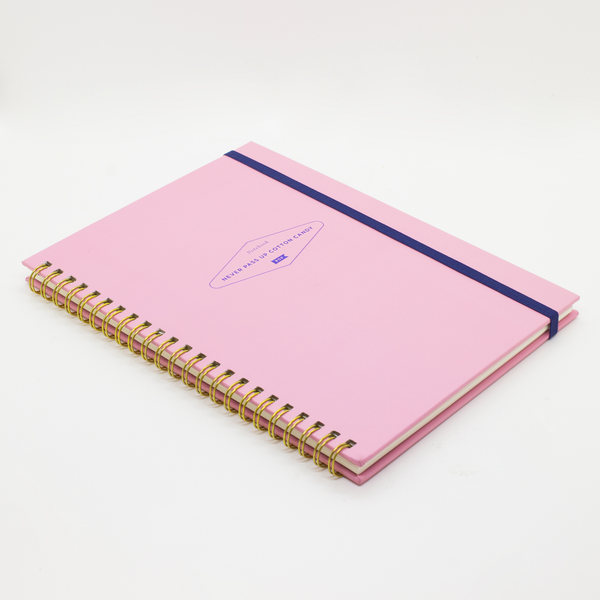 POP SPIRAL NOTEBOOK - NEVER PASS UP COTTON CANDY - Hadron Epoch