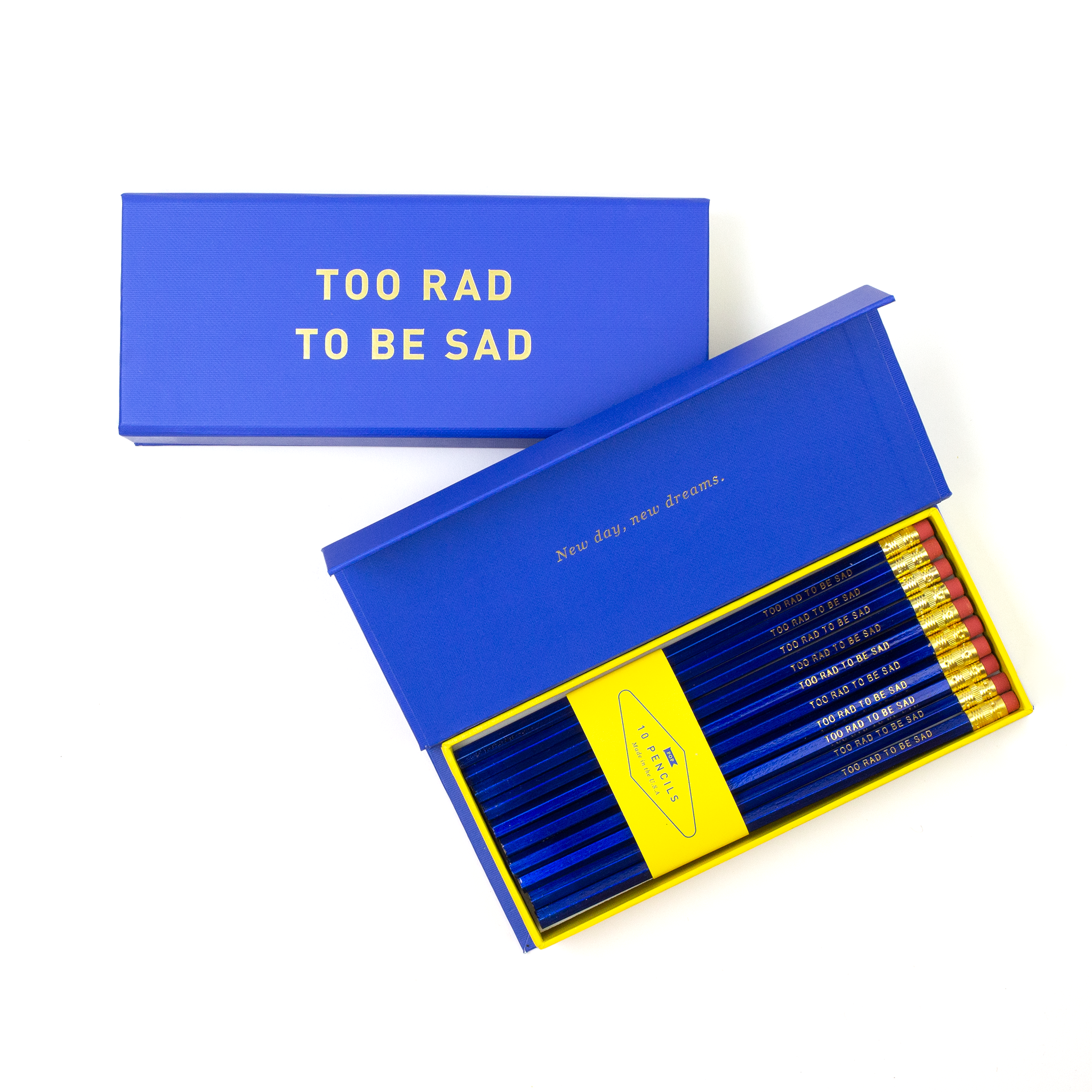 TOO RAD TO BE SAD PENCIL BOX - Hadron Epoch