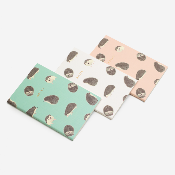 MINI HEDGEHOG NOTEBOOK 3/SET - Hadron Epoch