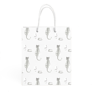 CAT AND MILK PATTERN GIFT BAG - Hadron Epoch