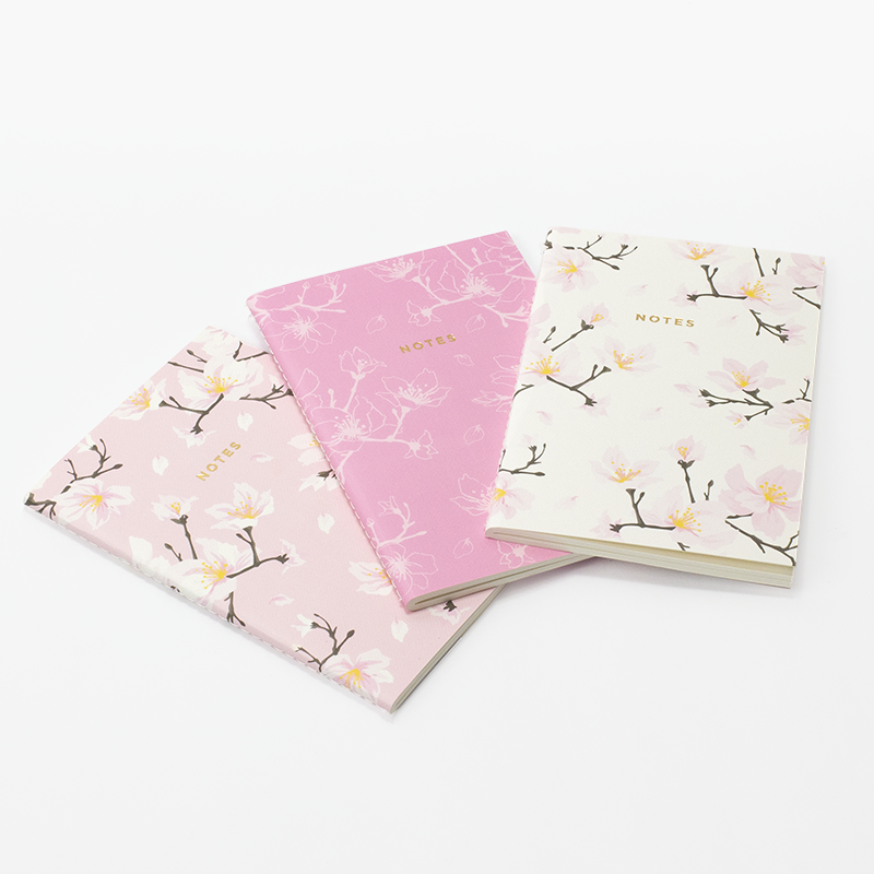 MINI CHERRY BLOSSOM NOTEBOOK 3/SET - Hadron Epoch