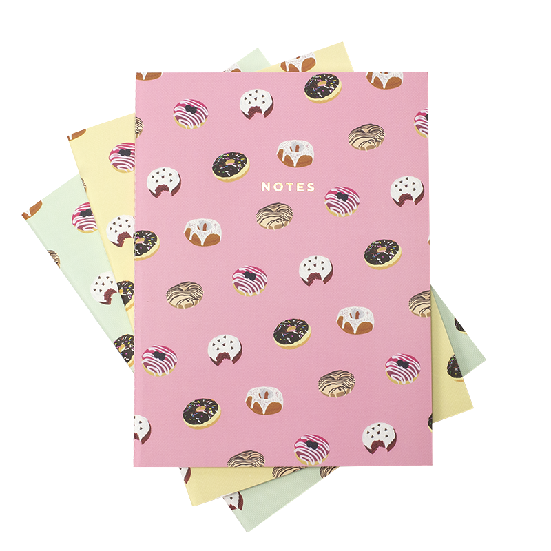 LARGE DONUTS NOTEBOOK 3/SET - Hadron Epoch