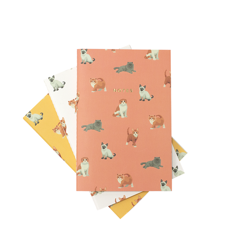 MINI MEOW MEOW NOTEBOOK 3/SET - Hadron Epoch