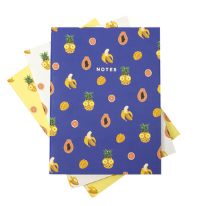 LARGE TROPICAL FRUITS NOTEBOOK 3/SET - Hadron Epoch