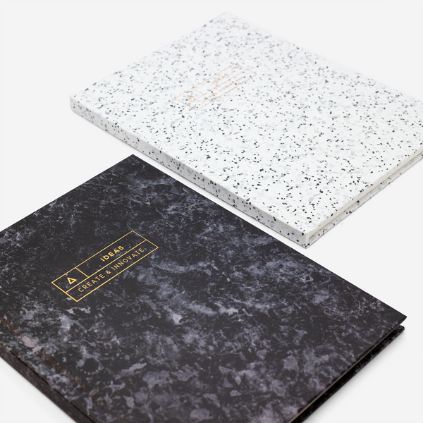 Stone Paper Ideas Notebook Charcoal - Hadron Epoch