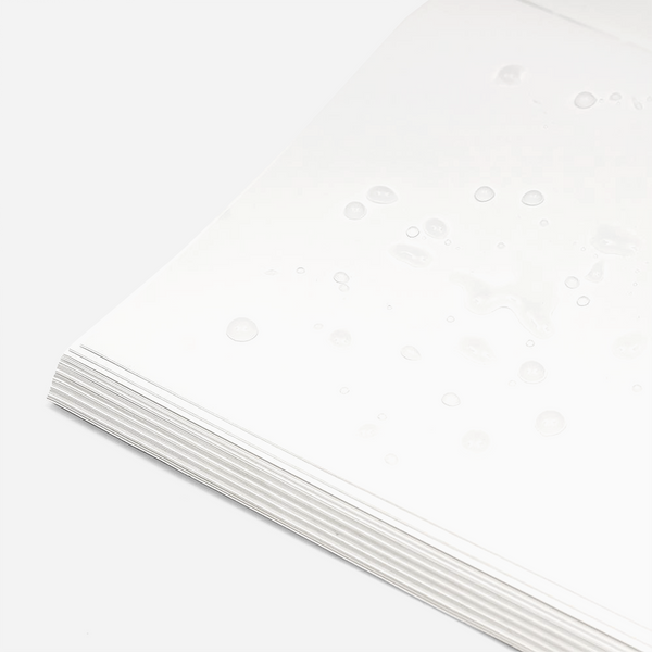 Stone Paper Ideas Notebook Curava Midnight (White) - Hadron Epoch