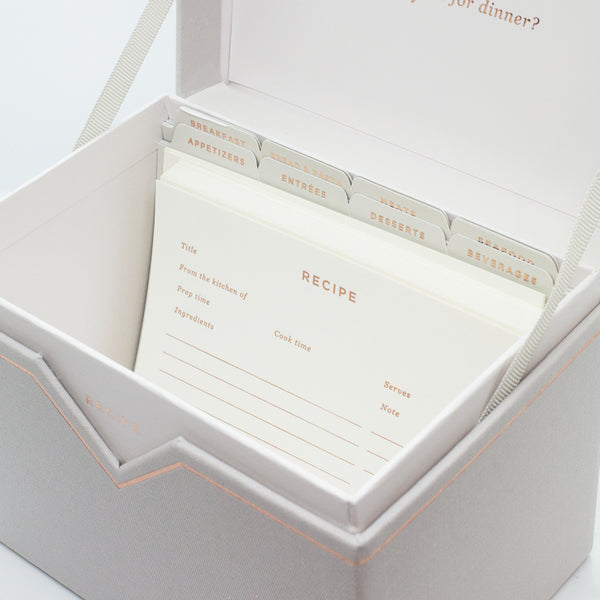 SMTWTFS RECIPE BOX HAZELNUT CREAM - Hadron Epoch