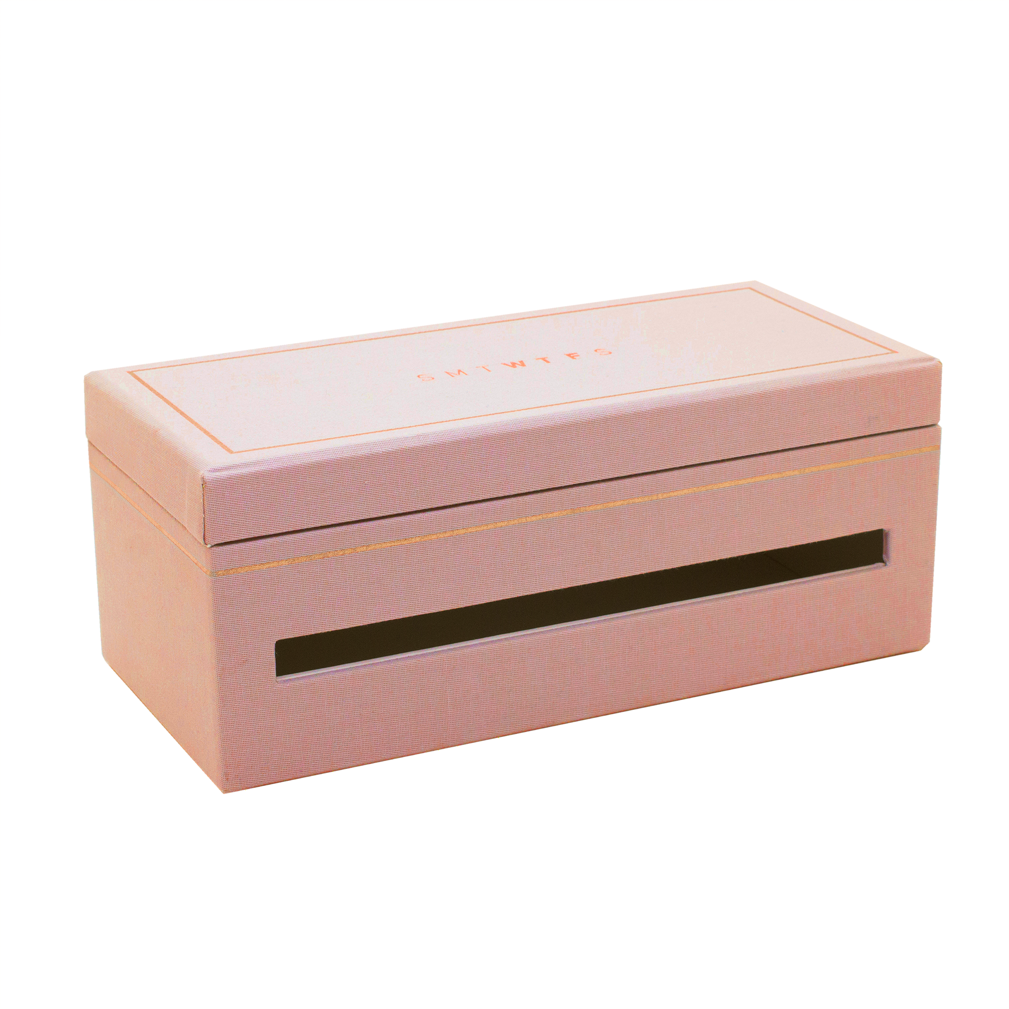 SMTWTFS RIBBON BOX CORAL PINK - Hadron Epoch