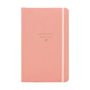 SMTWTFS Travel Journal Coral Pink - Hadron Epoch